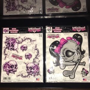 💕Lethal Angel skull Decals ☠️